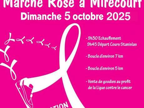 Marche rose à Mirecourt