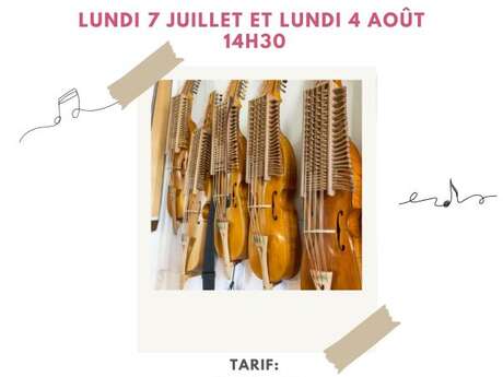 Visite d'un atelier de luthier Jean-Claude Condi
