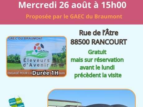 Visite à la ferme - visite d’exploitation d’une unité de méthanisation