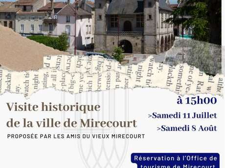 Visites guidées de la ville de Mirecourt