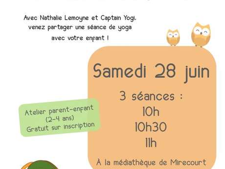 Atelier parent enfant - Yoga