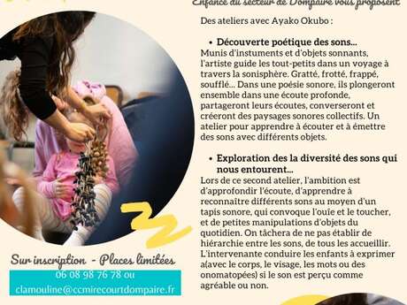 ATELIERS ARTISTIQUES : ÉVEIL MUSICAL
