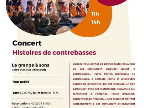 Concert - Histoire de contrebasse