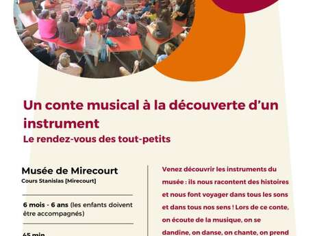 Le rendez-vous des tout-petits - un conte musical à la découverte des cloches et des clochettes