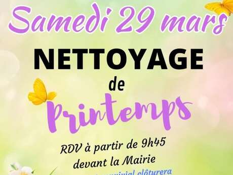 Nettoyage de printemps