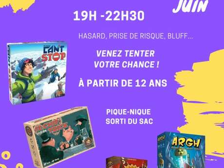 Soirée jeux de société