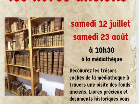 Rencontre avec les livres anciens