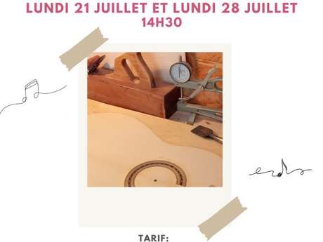 Visite d'un atelier de luthier Juan Grupalli