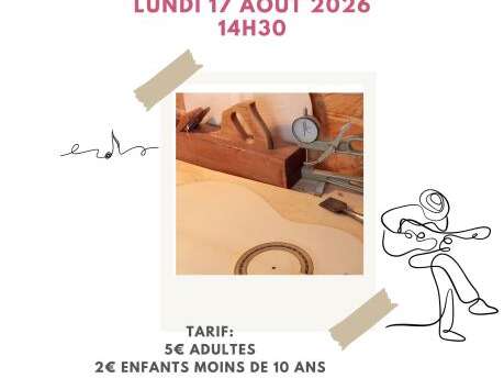 Visite d'un atelier de luthier Juan Alexander Grupalli