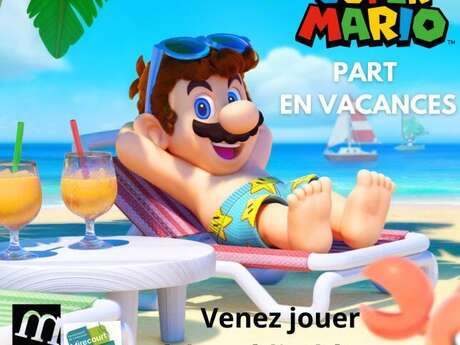 Ambiance tes vacances été - Super Mario part en vacances