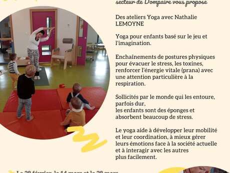 Ateliers yoga avec nathalie lemoyne