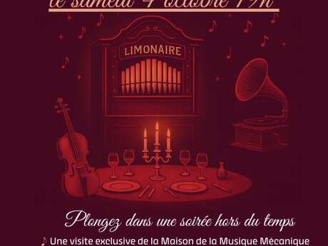 Dîner insolite à la maison de la musique mécanique
