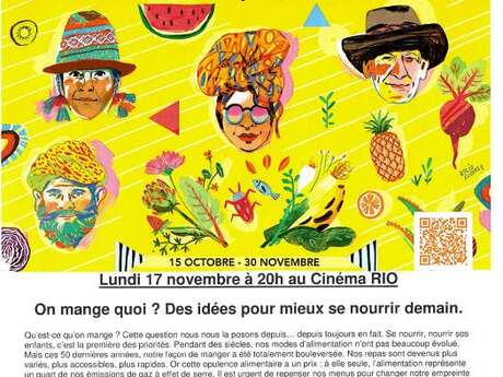 Festival AlimenTERRE - Projection débat On mange quoi ? Des idées pour mieux se nourrir demain
