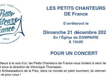 Concert de Noël - Les Petits Chanteurs de France