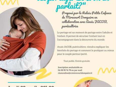 Soirée échanges - Le portage. Et si on en parlait?