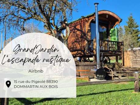 Grand Jardin - L'escapade rustique - roulotte