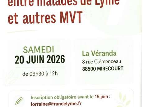 Temps de Rencontre entre malades de Lyme et autres MVT