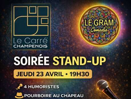 Soirée Stand-up au Carré Champenois