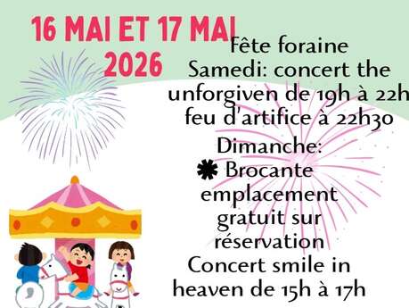 La fête foraine dans le village !