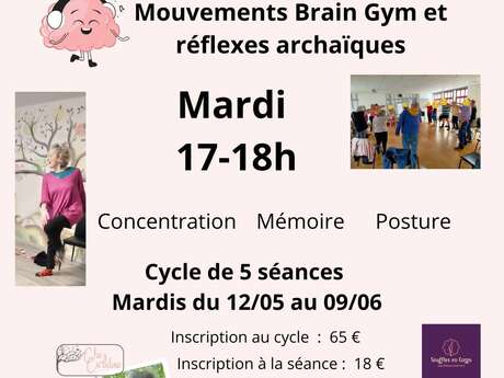 Séance de mouvements Brain Gym et réflexes archaïques