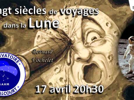 Conférence de l'observatoire :  Vingt siècles de voyages dans la lune