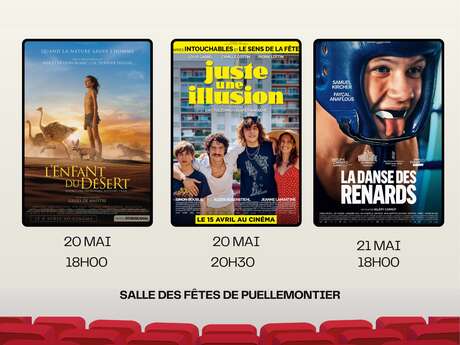 Cinéma itinérant : à l'affiche "L'enfant du désert" & "Juste une illusion"