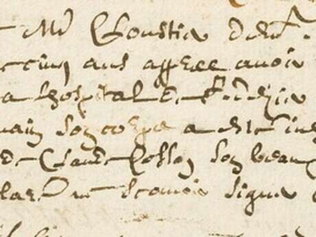 Atelier paléographie