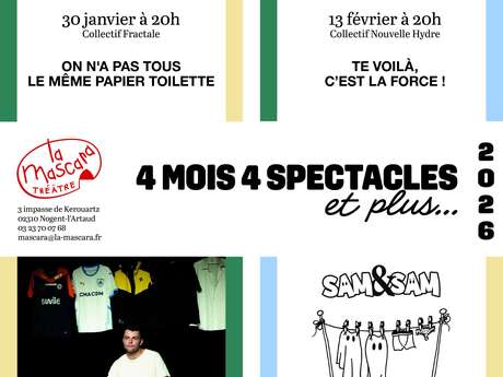 « 4 mois, 4 spectacles » au théâtre de la Mascara