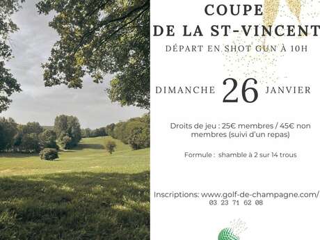 Coupe de la Saint-Vincent au golf de champagne.