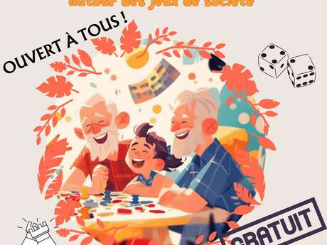 Après-midi intergénérationnels autour des jeux de sociétés