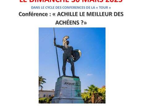 Conférence "Achille, le meilleur des Achéens ?" à Pavant