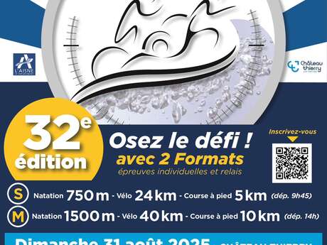 32e Triathlon de l'Omois à Château-Thierry