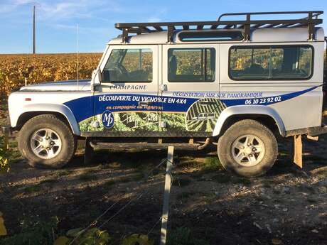 Sortie en 4x4 dans le vignoble