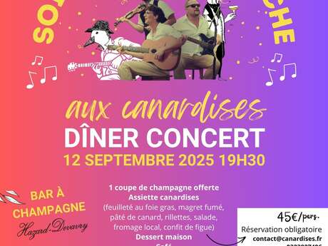 Soirée Jazz manouche aux canardises des trois vallées