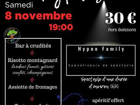 Repas spectacle Hypnose Repas spectacle Hypnose