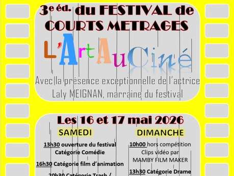 Festival de courts métrages “L’Art Au Ciné” – 3e édition