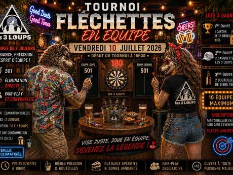 TOURNOI - Flechettes en équipe