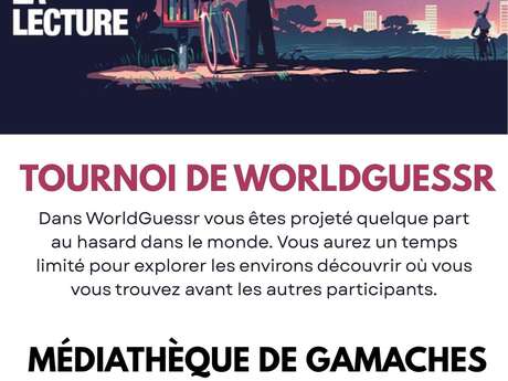 Nuits de la lecture : Tournoi  de WorldGuessr
