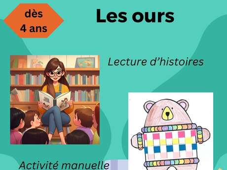 Heure des histoires : "Ours"