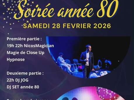 Dîner spectacle - Soirée années 80