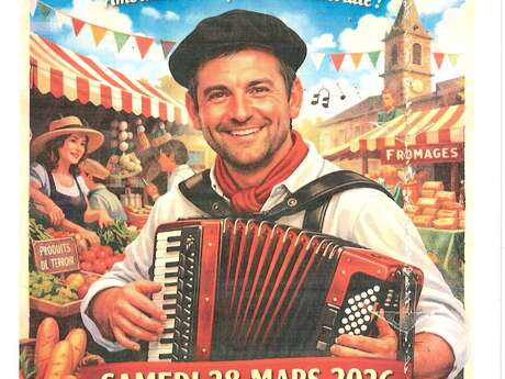 Grand marché animé