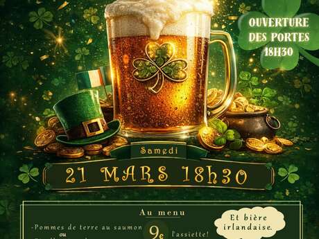 Soirée irlandaise Saint Patrick !