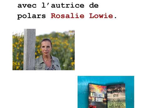 Rencontre-dédicace : Rosalie Lowie