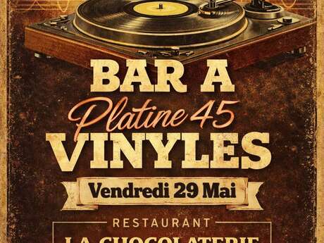 Bar à Vinyles Platines 45