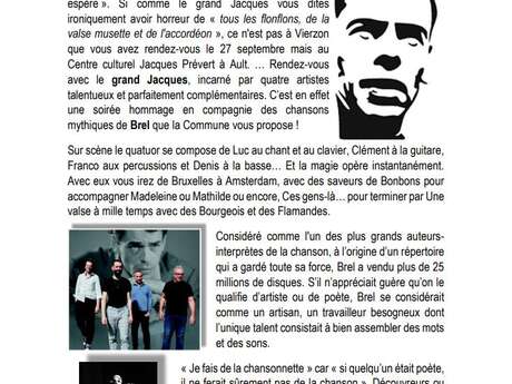 Concert hommage : Jacques Brel