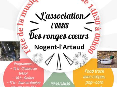Fête de la musique par l'association des ronges coeurs