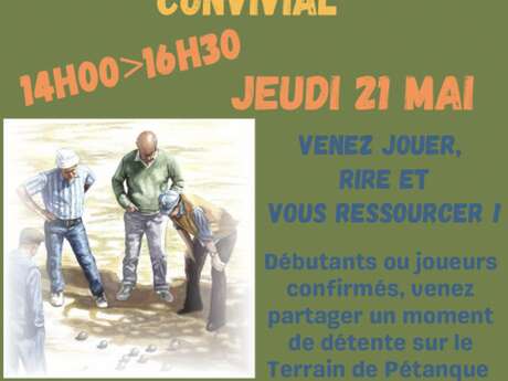 Tournoi de pétanque convivial