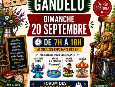 Brocante à Gandelu