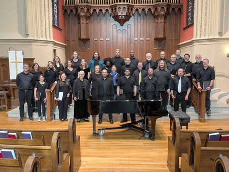 Choeur de choriste à Belleau pour un dépôt de gerbe