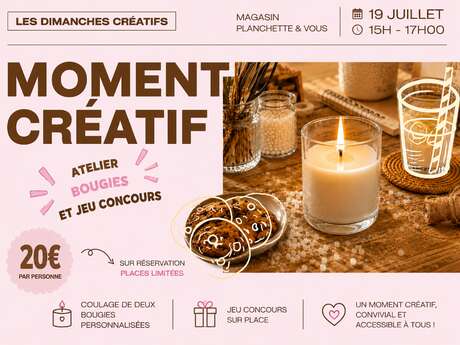Les dimanches créatifs - magasin Planchette & vous